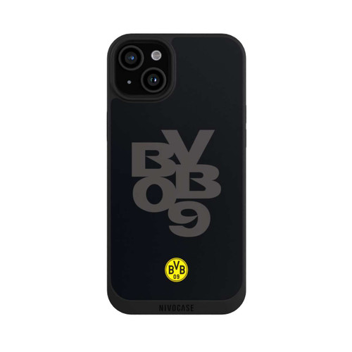 Apple iPhone 15 Plus NIVOpure BVB09 Grau Schwarz