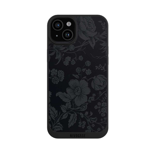 Apple iPhone 15 Plus NIVOpure Dunkle Blumen Vintageoptik