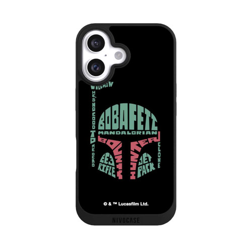 Apple iPhone 16 NIVOpure Boba Fett Typo Grafisch