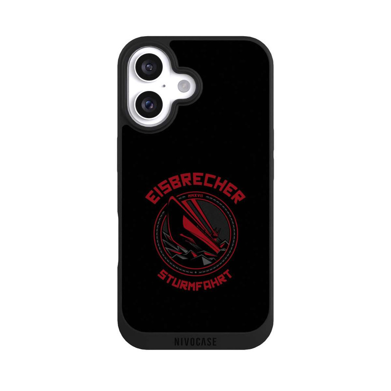 iPhone 16 NIVOpure Sturmfahrt Rot Eisbrecher