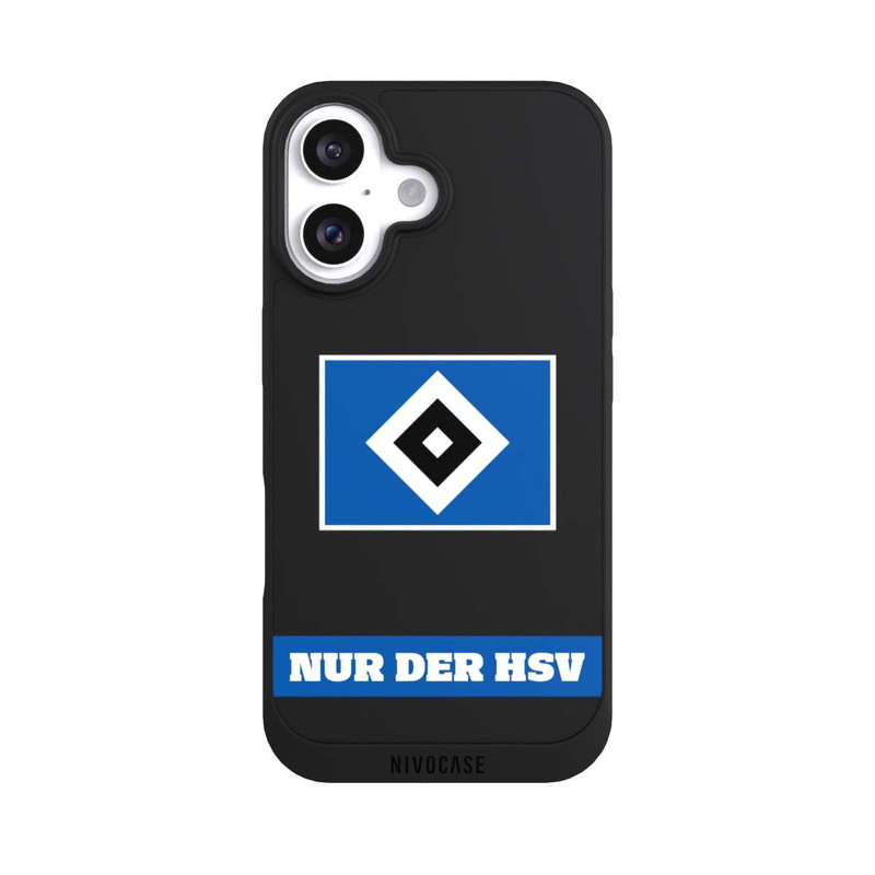 iPhone 16 NIVOpure Nur der HSV Blau - ohne Hintergrund