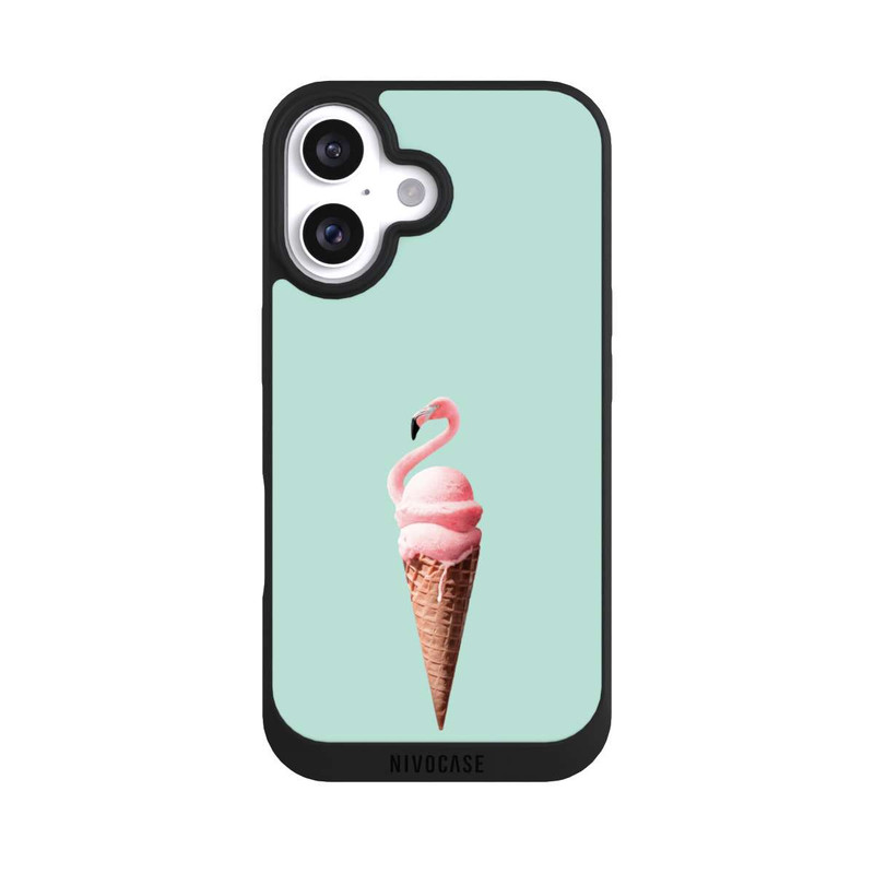 iPhone 16 NIVOpure Flamingo Eis
