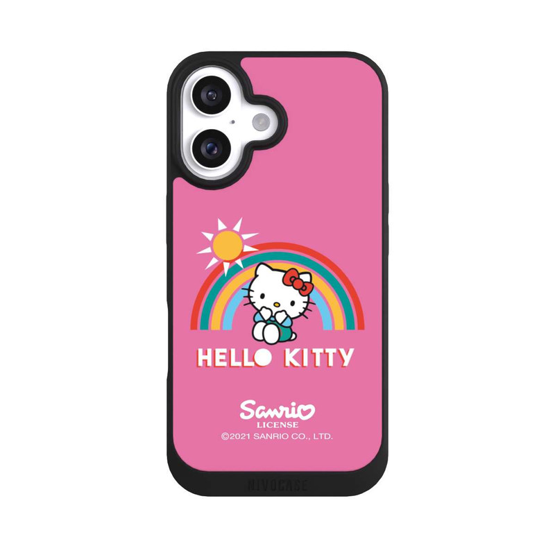 iPhone 16 NIVOpure Hallo Kitty Regenbogen