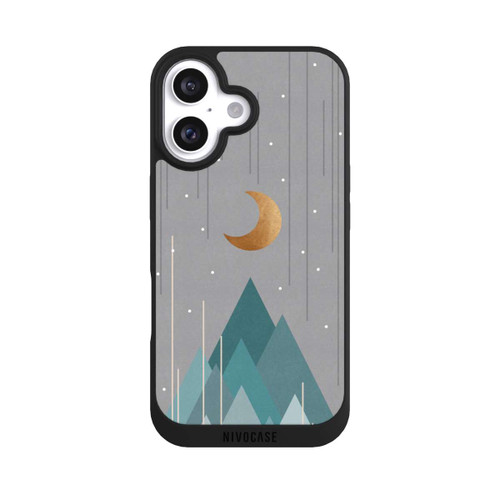 Apple iPhone 16 NIVOpure Mond &amp; Berge Mintgrün