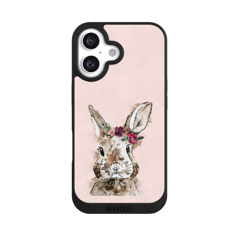 iPhone 16 NIVOpure Kaninchen Pink