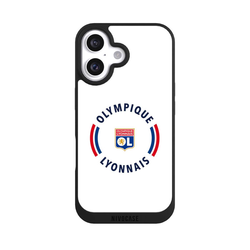 iPhone 16 NIVOpure OL Logo Weiß