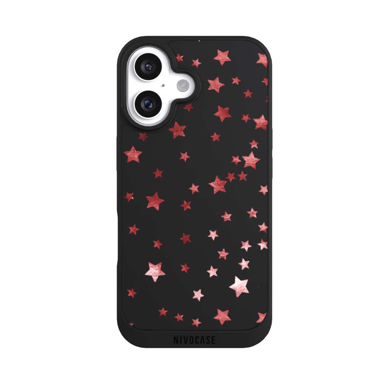 iPhone 16 NIVOpure Kupferne Sterne