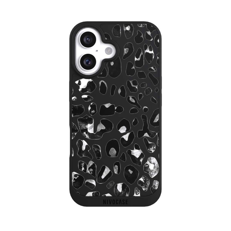 iPhone 16 NIVOpure Grunge Leopard Flecken