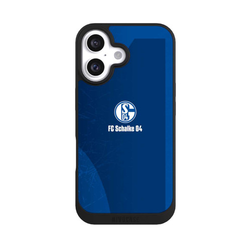  NIVOpure Schalke 04 Blauer Hintergrund Mit Logo