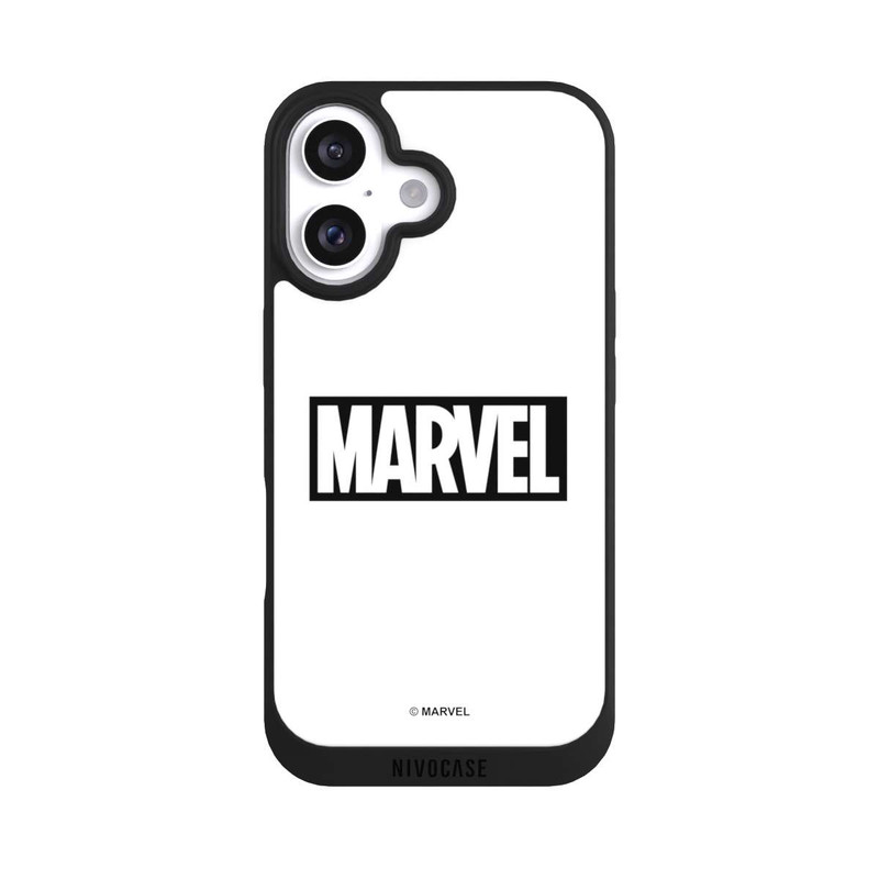 iPhone 16 NIVOpure Marvel Logo White