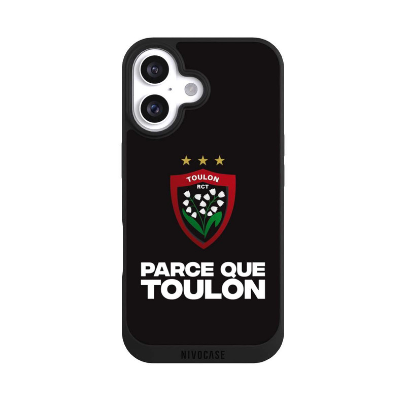 iPhone 16 NIVOpure RC Toulonnais Schwarz