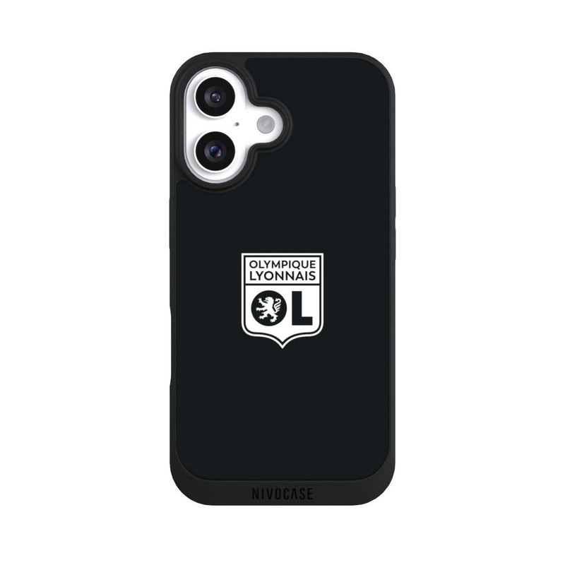 iPhone 16 NIVOpure OL Logo Schwarz und Weiß