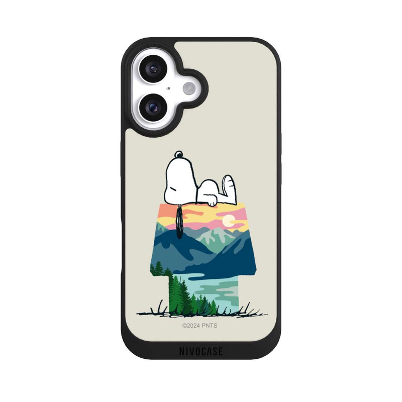 iPhone 16 NIVOpure Snoopy Camping Hütte