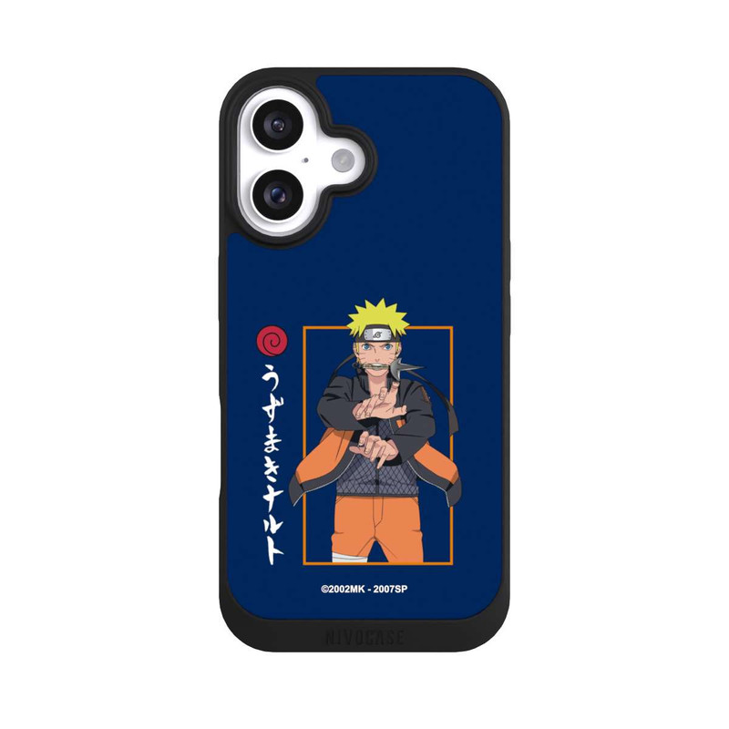 iPhone 16 NIVOpure Naruto Kampfposition Blau