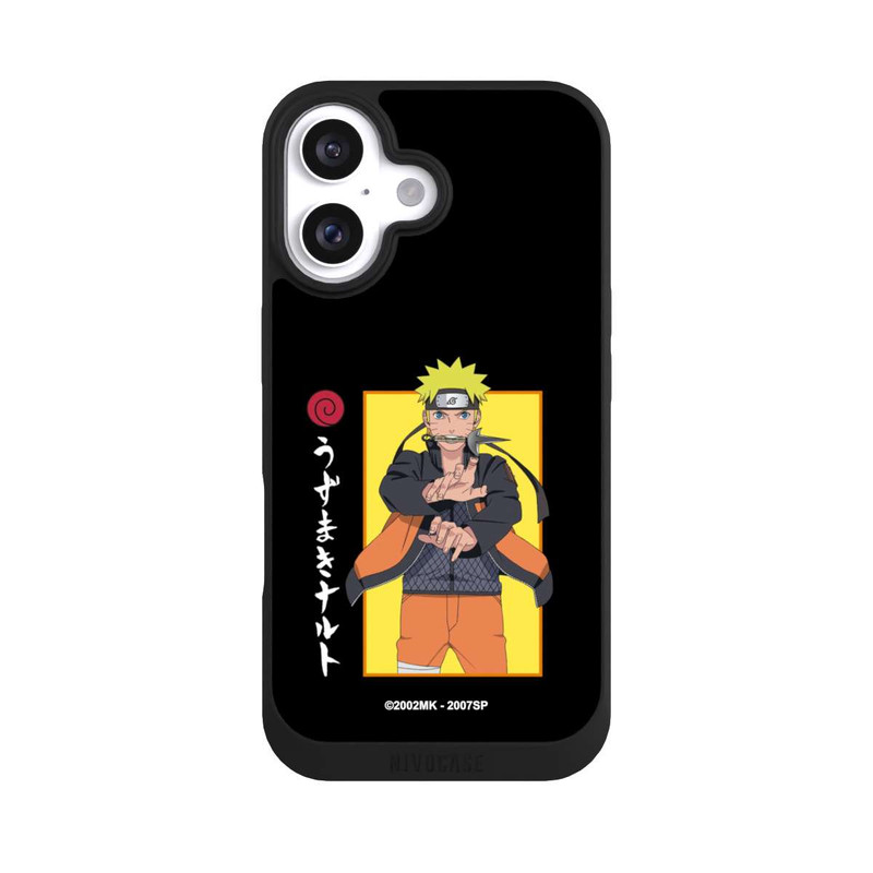 iPhone 16 NIVOpure Naruto Kampfposition Schwarz