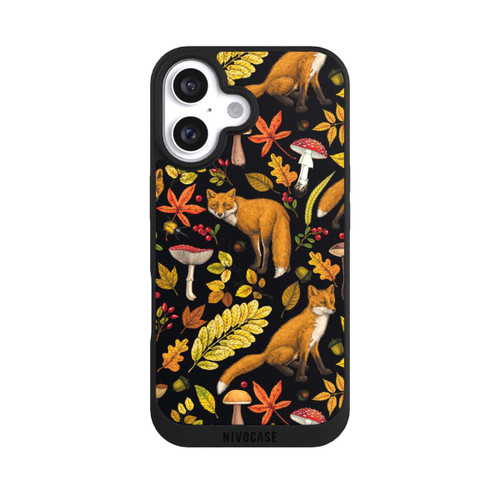 Apple iPhone 16 NIVOpure Autumn Foxes