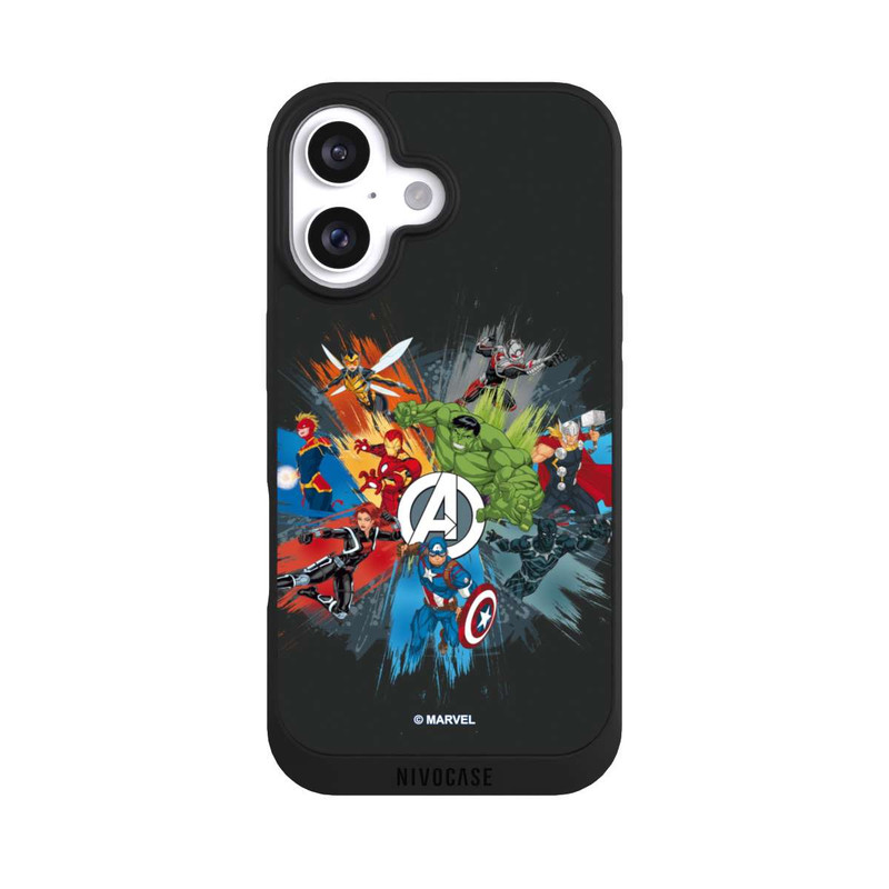 iPhone 16 NIVOpure Marvel's Avengers Black