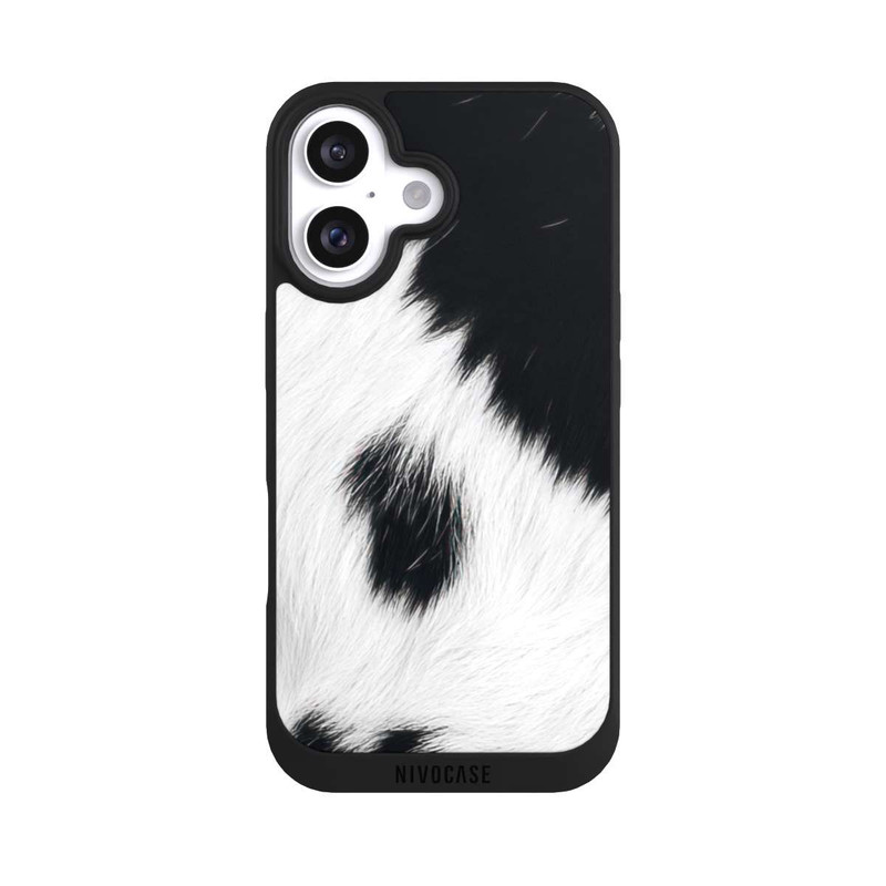 iPhone 16 NIVOpure Tierfell Kuh Druck