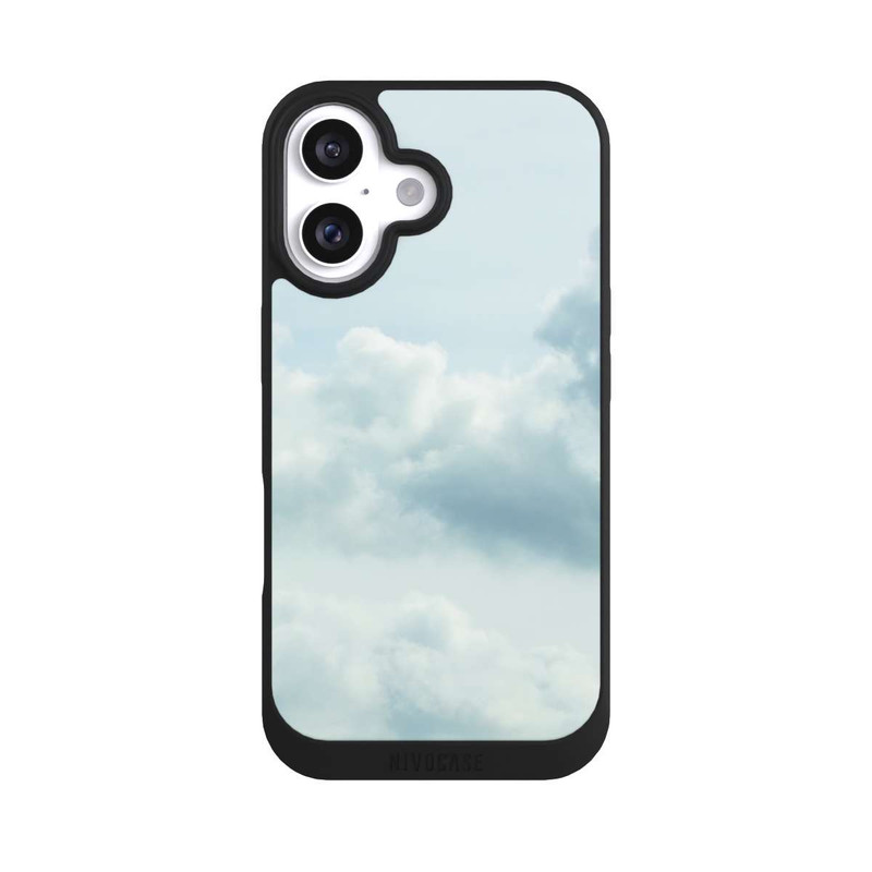 iPhone 16 NIVOpure Pastel Blue Clouds
