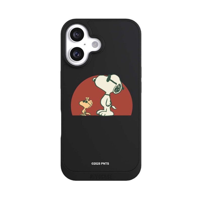 iPhone 16 NIVOpure Snoopy Woodstock Far Out transparent