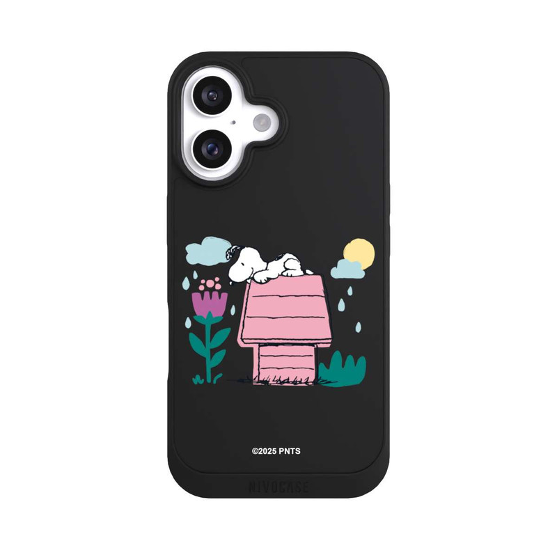 iPhone 16 NIVOpure Snoopy Hundehütte Frühling transparent