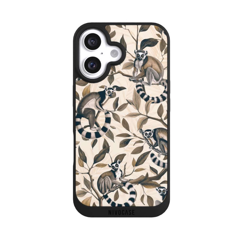 iPhone 16 NIVOpure Lush Tropical Lemur Paradise