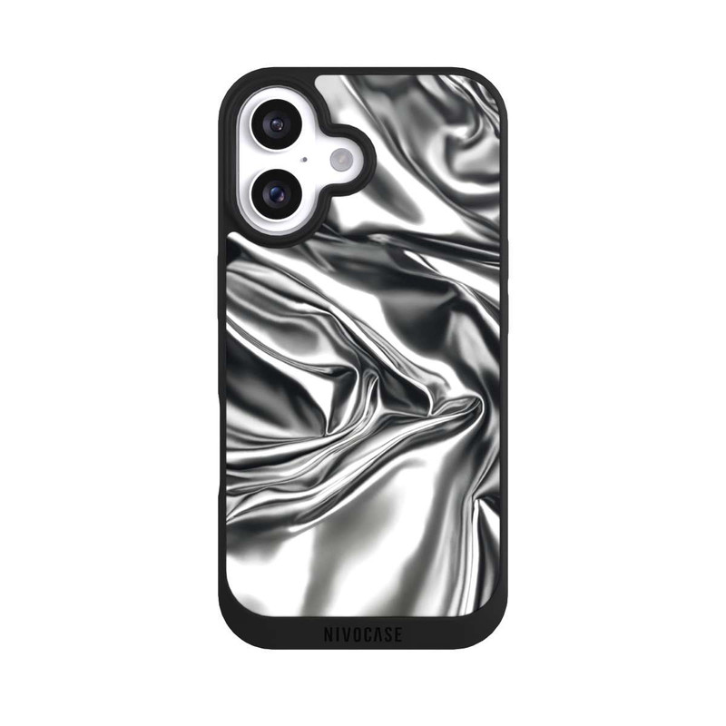 iPhone 16 NIVOpure Shiny Chrome Silver