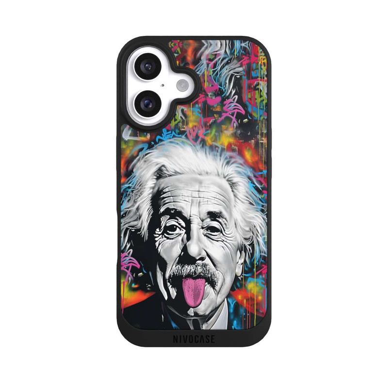 iPhone 16 NIVOpure Physiker Bunte Zunge Raus