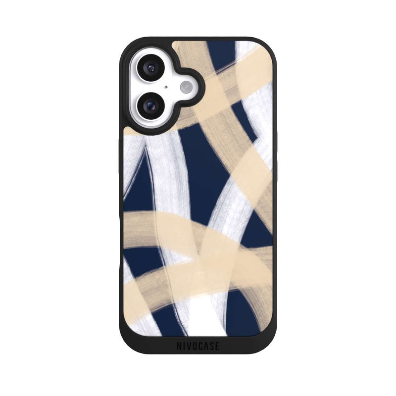 iPhone 16 NIVOpure Laced Up Beije Blue