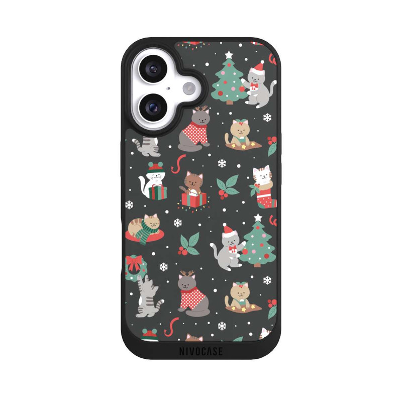 iPhone 16 NIVOpure Weihnachtliche Kätzchen