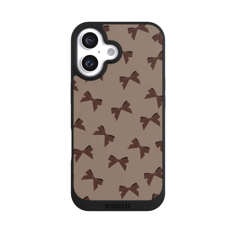 iPhone 16 NIVOpure Weihnachtliche Schleifen