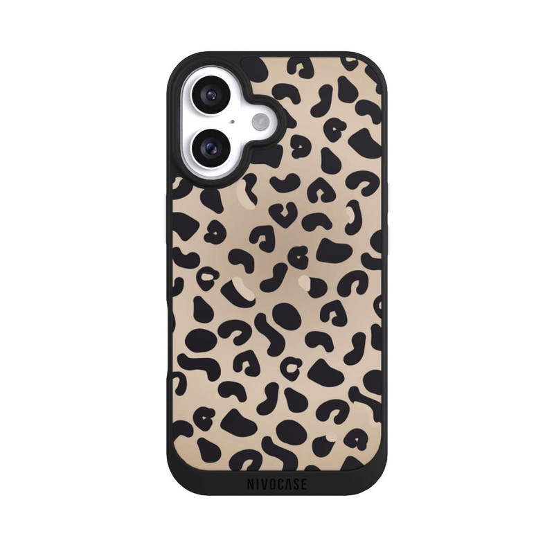 iPhone 16 NIVOpure  Gepardenmuster hellbraun