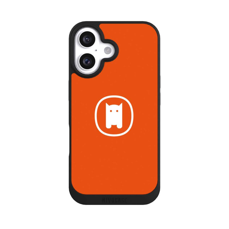 iPhone 16 NIVOpure Nivocase Logo Orange
