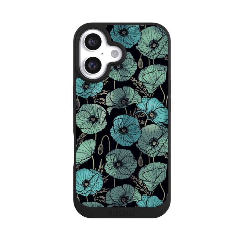 iPhone 16 NIVOpure Sommermohn Grün