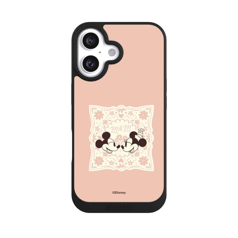 iPhone 16 NIVOpure Minnie und Micky Forever Rosa