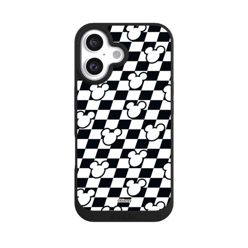 Apple iPhone 16 NIVOpure Happy Racing Pattern Mickey Mouse Motorsport