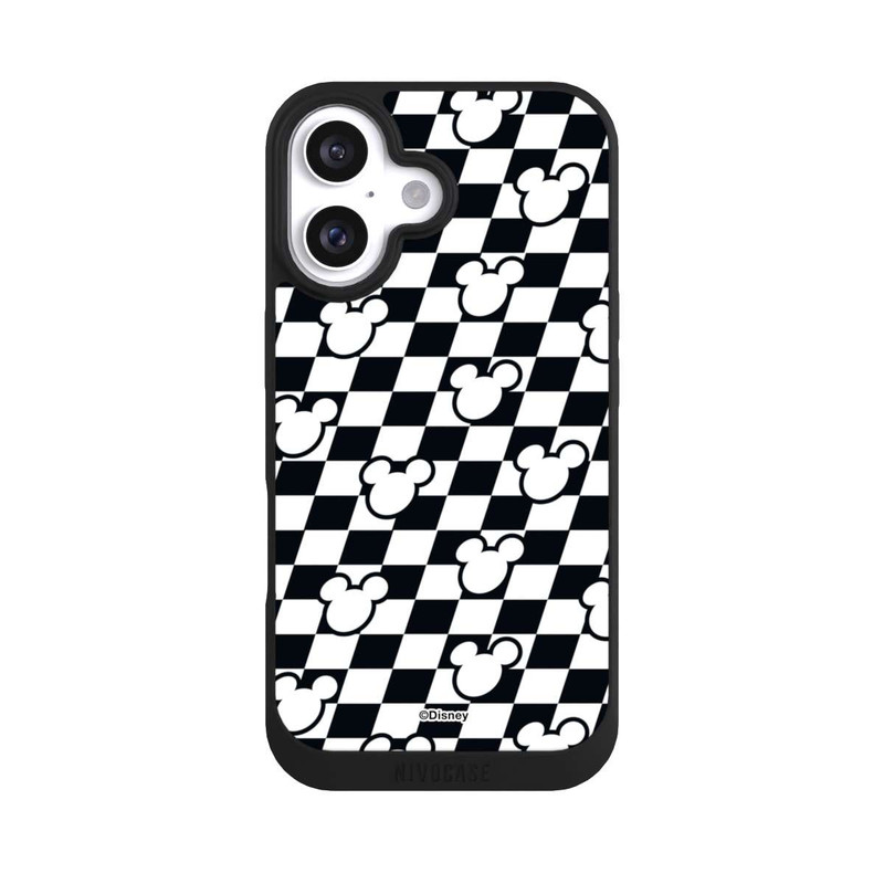 iPhone 16 NIVOpure Happy Racing Pattern Mickey Mouse Motorsport