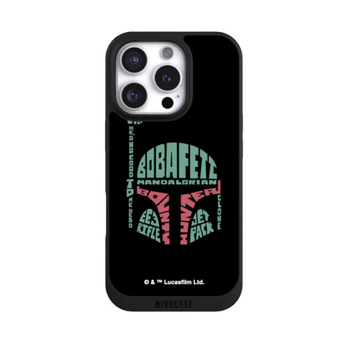 Apple iPhone 16 Pro NIVOpure Boba Fett Typo Grafisch