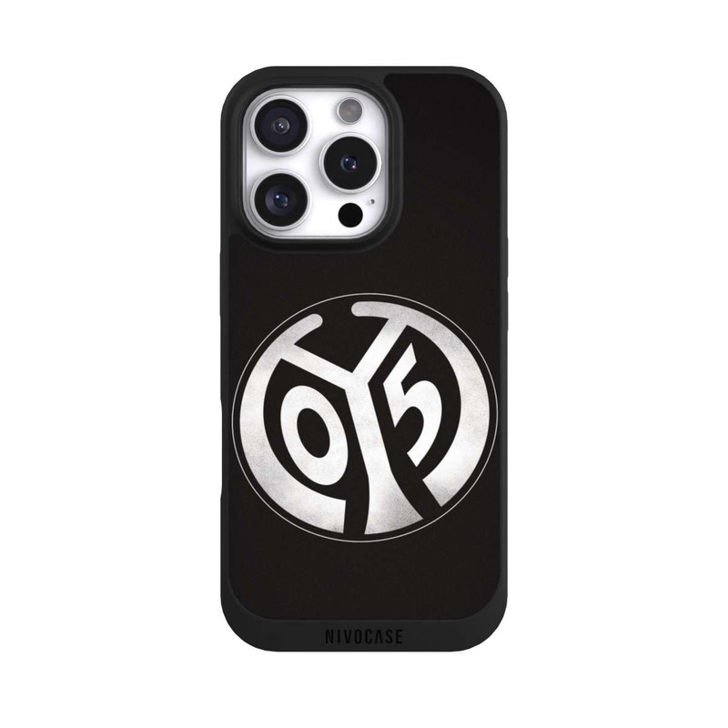 iPhone 16 Pro NIVOpure Mainz 05 Schwarz Grunge