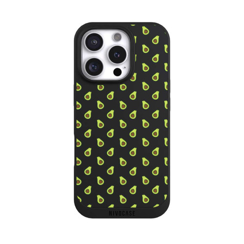 Apple iPhone 16 Pro NIVOpure Avocado Muster 1 ohne Hintergrund