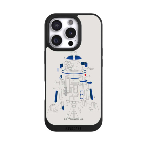 Apple iPhone 16 Pro NIVOpure R2D2 Dessin éclaté - StarWars 8