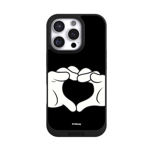 Apple iPhone 16 Pro NIVOpure Cœur Mains Mickey et Minnie