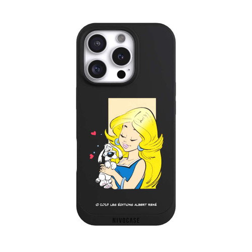 Apple iPhone 16 Pro NIVOpure Falbala et Idéfix Amoureux Transparent