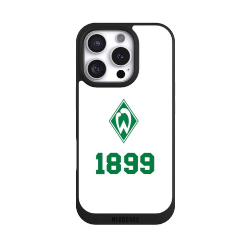 Apple iPhone 16 Pro NIVOpure 1899 Grün-Weiß Lebenslang Weiss - Werder Bremen