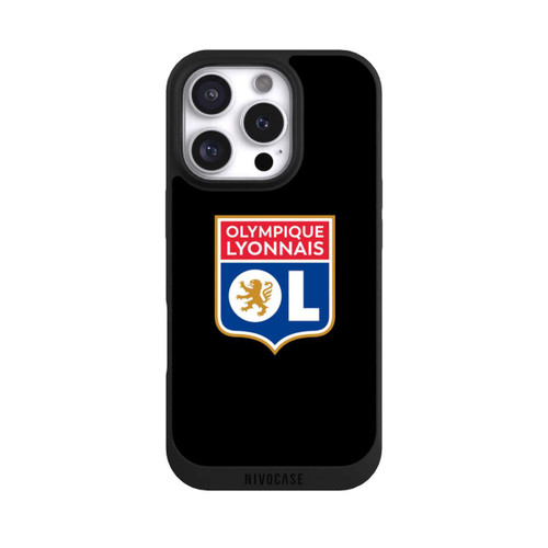 Apple iPhone 16 Pro NIVOpure Olympique Lyonnais Schwarz