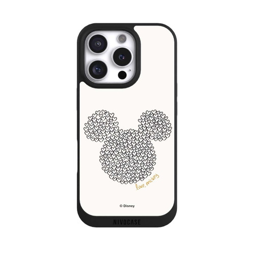 Apple iPhone 16 Pro NIVOpure Mickey Noir et Blanc