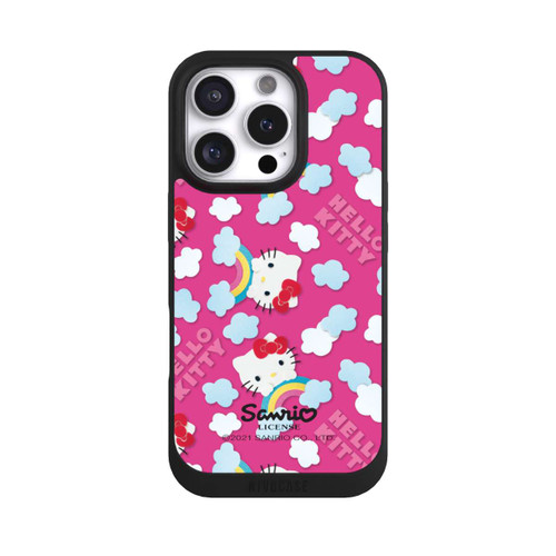 Apple iPhone 16 Pro NIVOpure Hello Kitty Regenbogenmuster
