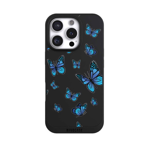 Apple iPhone 16 Pro NIVOpure Motif papillon transparent