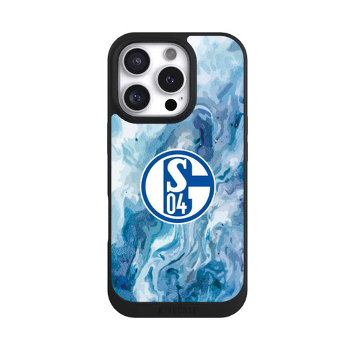 Apple iPhone 16 Pro NIVOpure Schalke 04 Flüssig Blau