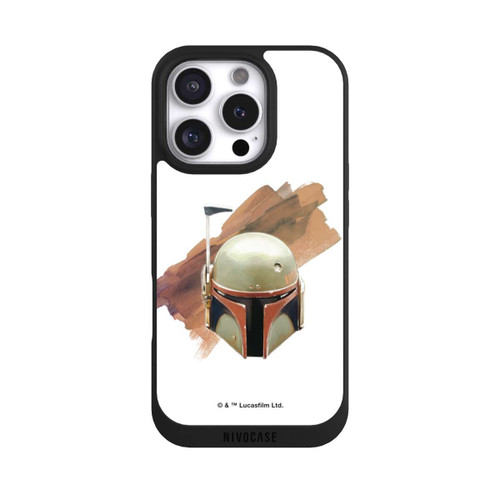 Apple iPhone 16 Pro NIVOpure Casque Boba Fett Blanc